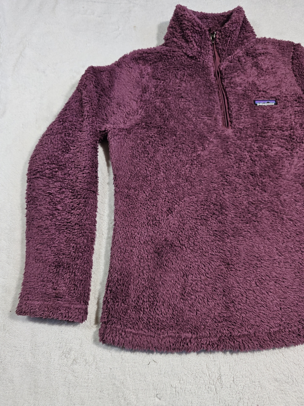 Patagonia Womens Los Gatos 1/4-Zip Pullover Fleece Jacket M. - Picture 4 of 12